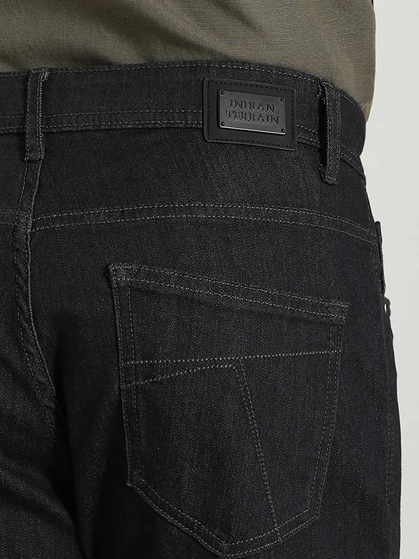 Indian Terrain Men Dark Grey Jeans
